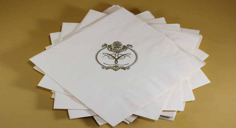 custom cocktail dinner napkin